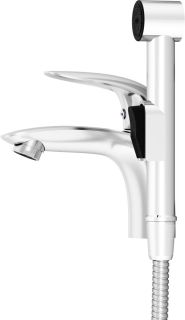 Смеситель для раковины Damixa Jupiter 770230001 с гигиеническим душем хром